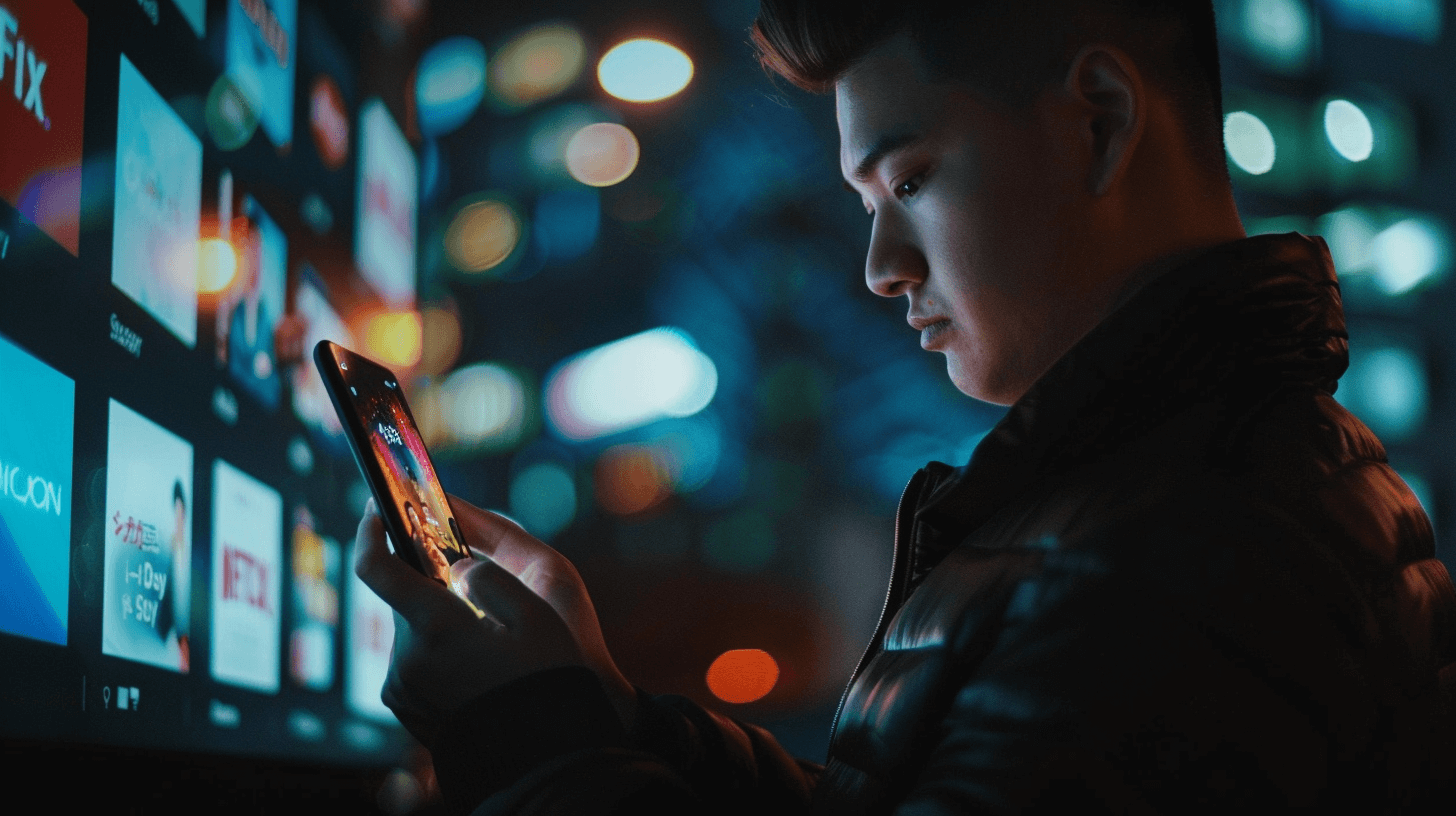 스마트폰을-확인중인-남성