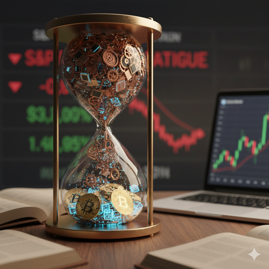 S&P 500 내 테크 섹터의 AI 피로감과 비트코인의 상대적 투자 매력