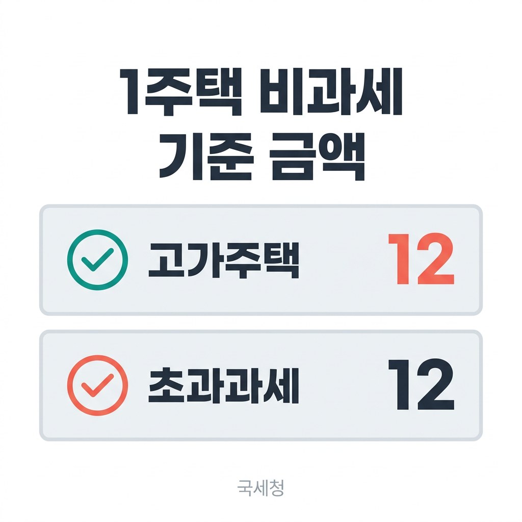 양도소득세 계산기 1주택 비과세 기준 금액