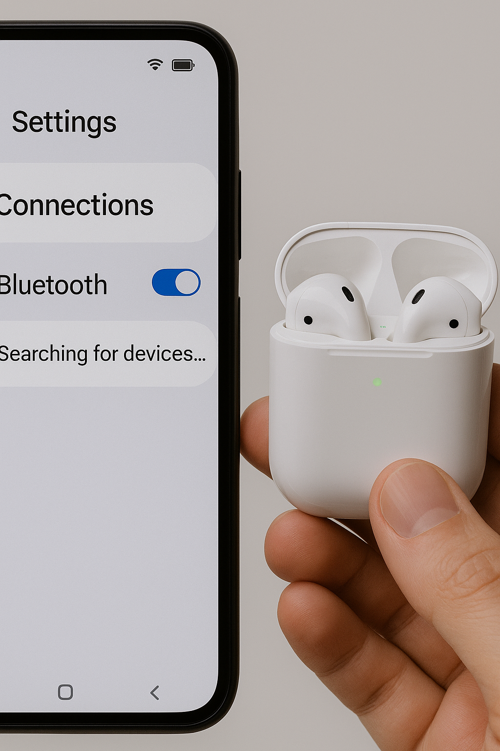 에어팟 갤럭시 연결방법