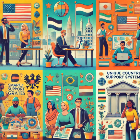 창업 복지 지원 제도 비교 : 지원금, 세금 및 금융, 창업 생태계 관련 사진