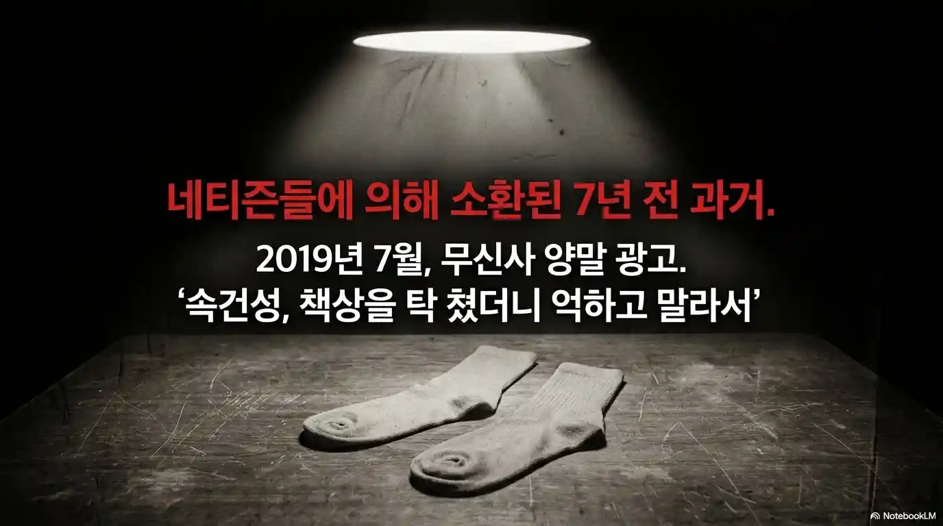 무신사 2019년 양말 광고