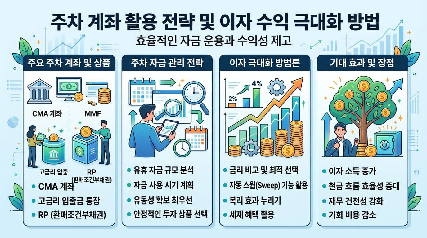 파킹통장 활용 전략 이자 극대화 방법