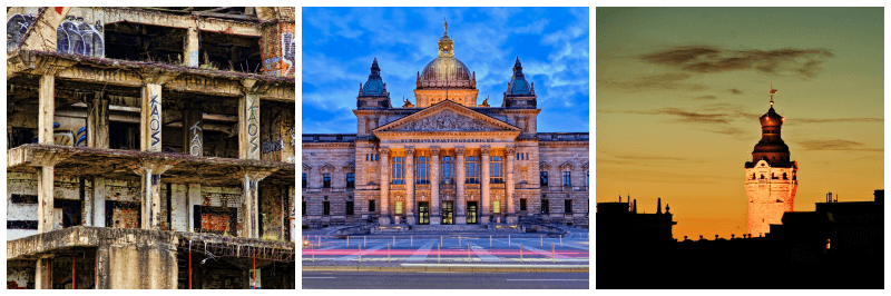 라이프치히 풍경 사진 3개