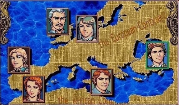 대항해시대 2 주인공 6명