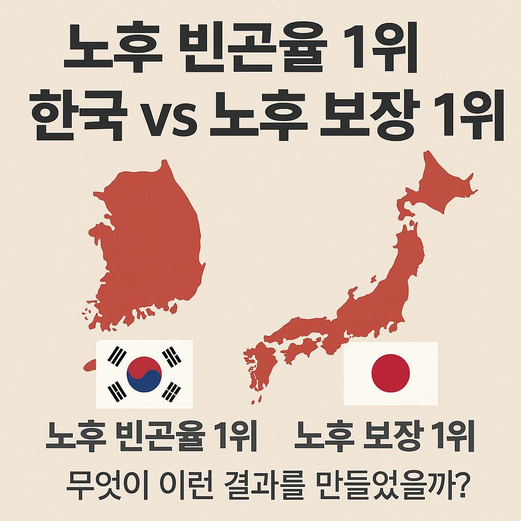 노후 빈곤률 1위 한국 vs 노후 보장 1위 일본무엇이 이런 결과를 만들었을까?