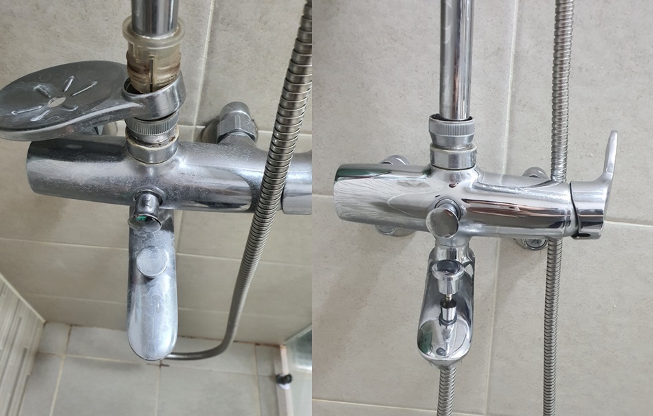 호텔-수도꼭지-청소