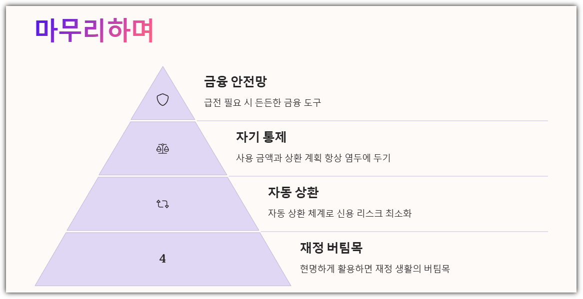 마무리하며-금융안전망,자기통제,자동상환,재정버팀목