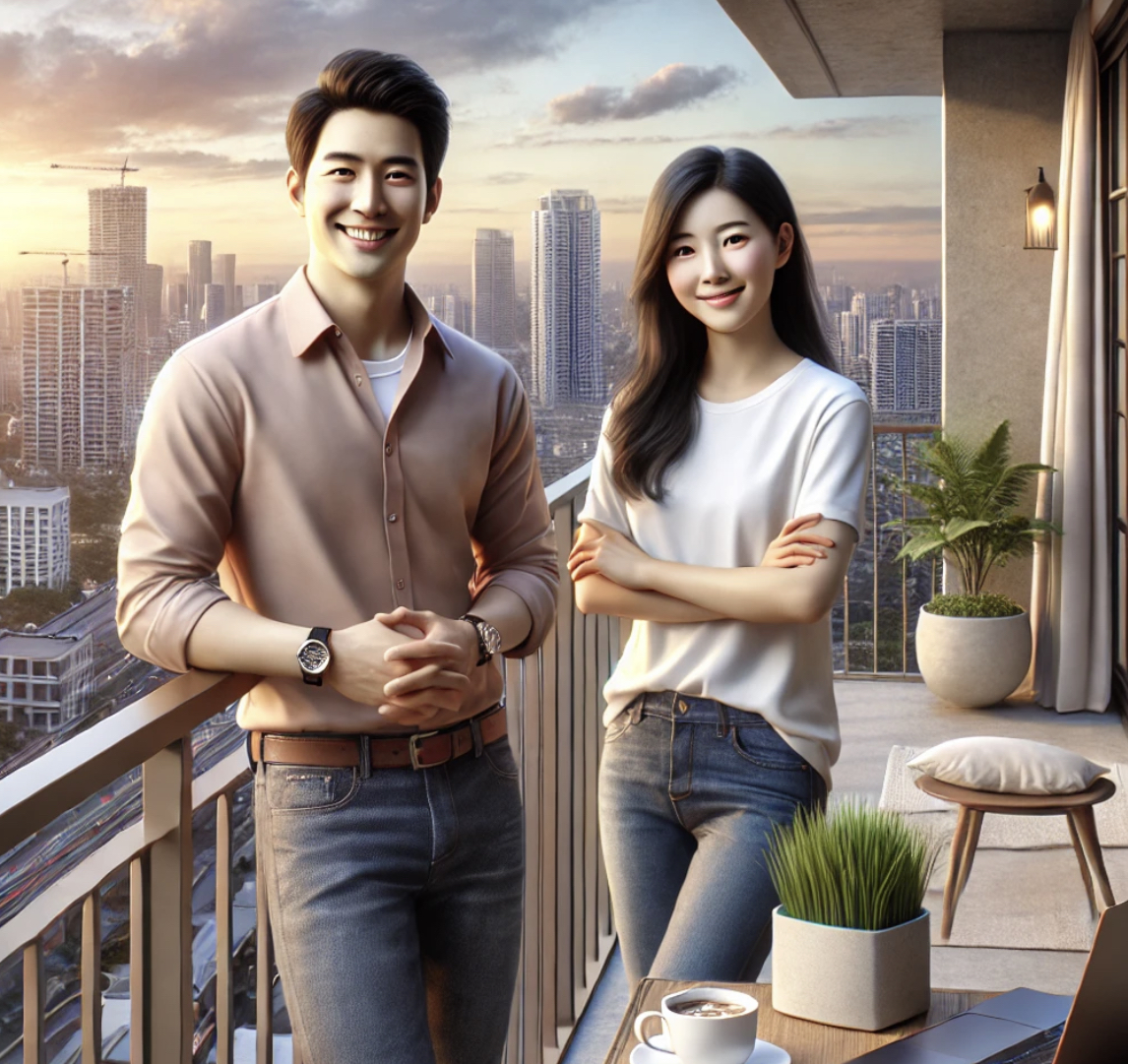 20-30대 여성과 남성의 사진