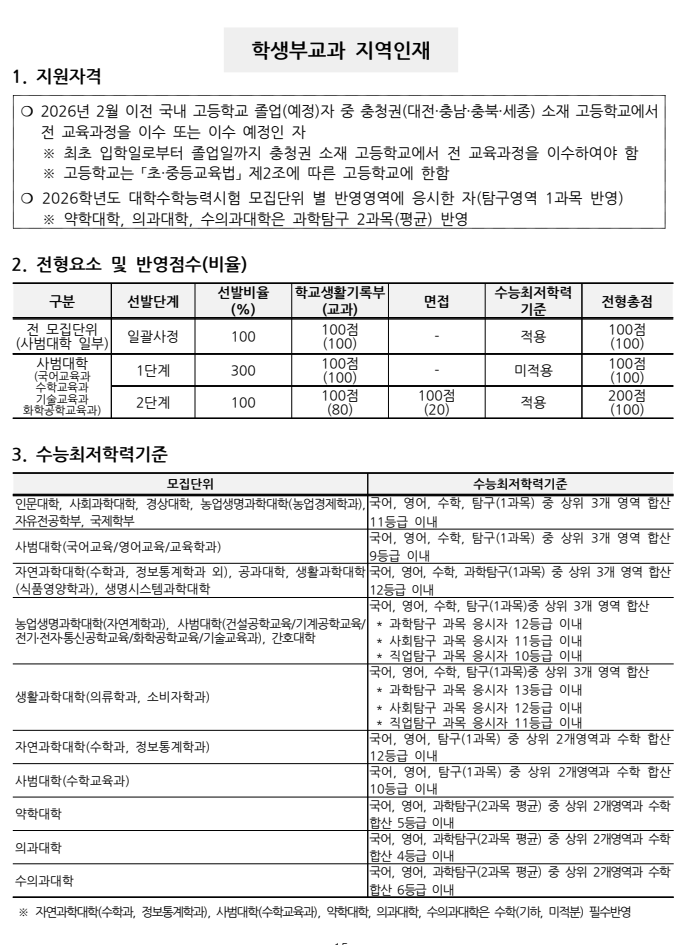 충남대 수시