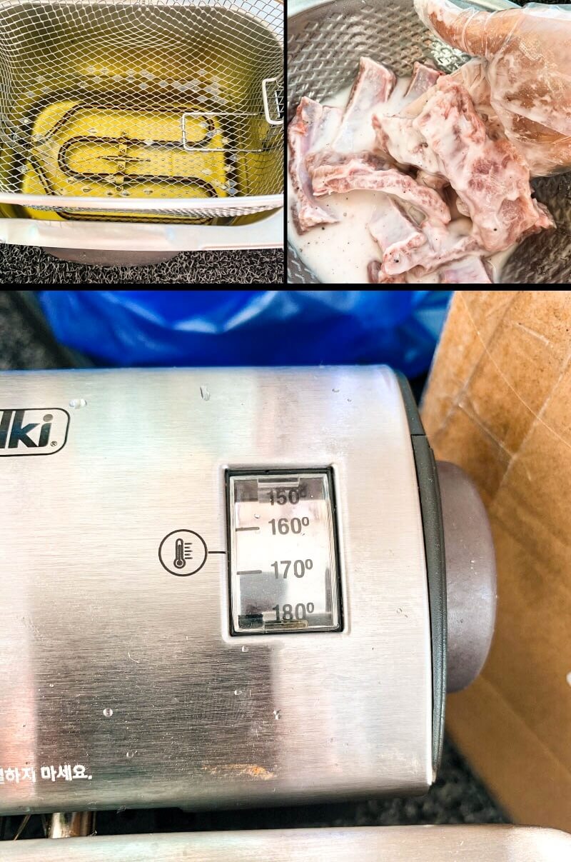 등갈비-튀김-준비하기-튀김옷-입히기