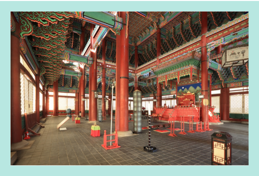 경복궁-야간개장-근정전-내부모습