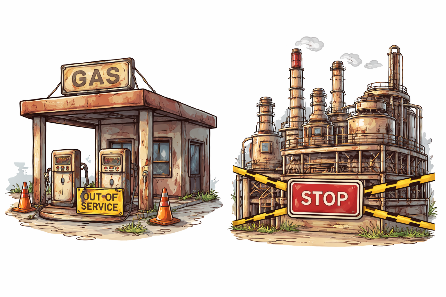 정유업계 경쟁력 약화와 품질 저하 문제