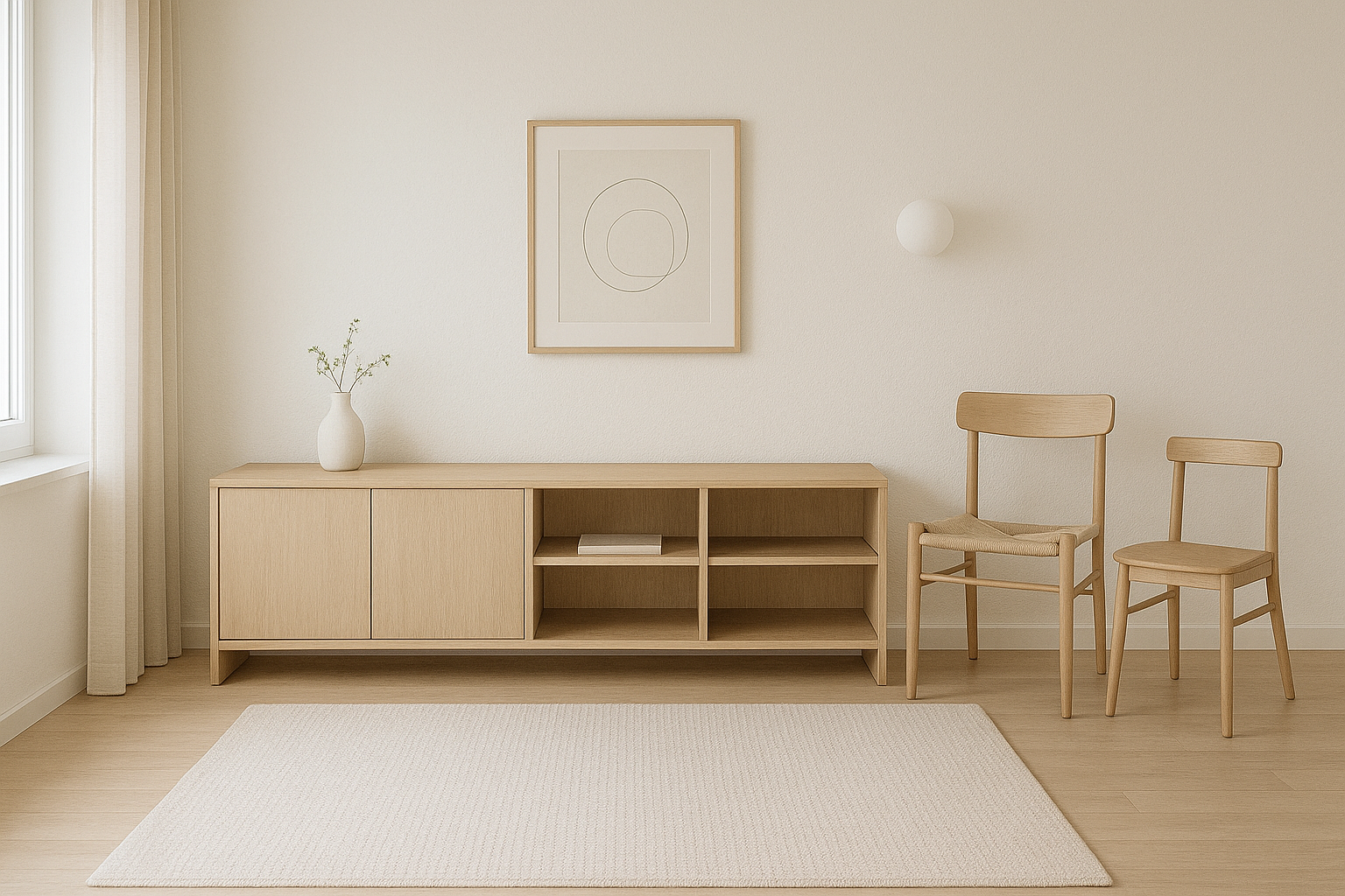 다목적 공간과 수납 가구