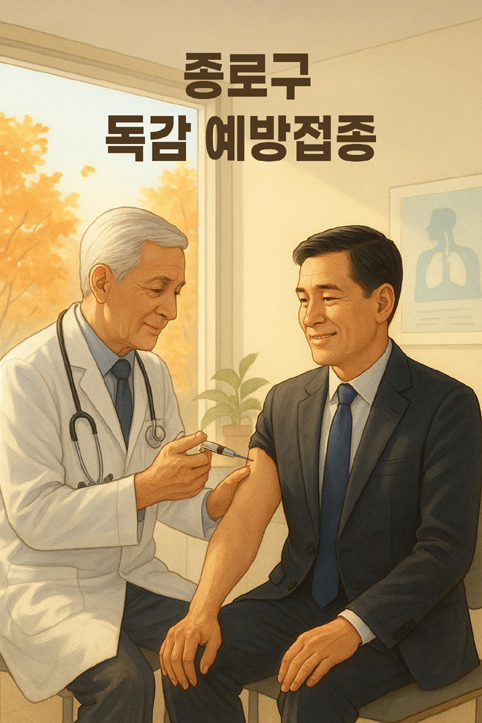종로구 독감예방접종 이미지