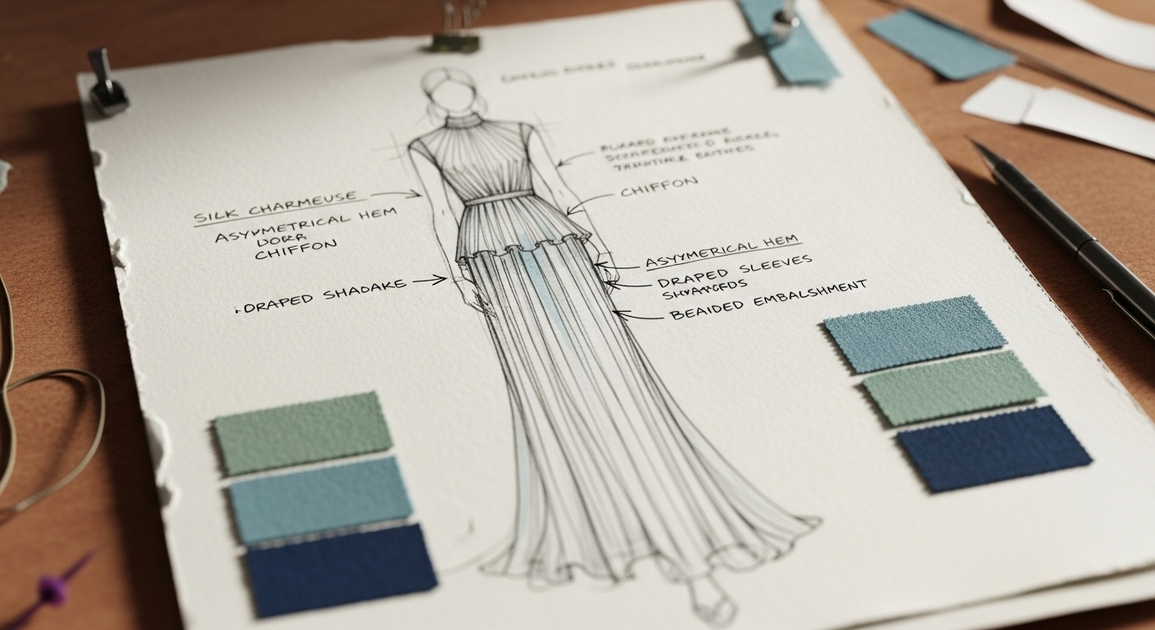 디자인 스케치 단계에서 활용하는 패션 컬러 매칭 가이드