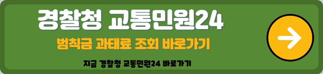 속도위반 범칙금 과태료 조회 (feat.교통민원24)