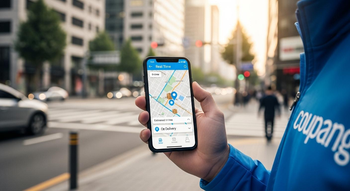 쿠팡 실시간 위치 조회