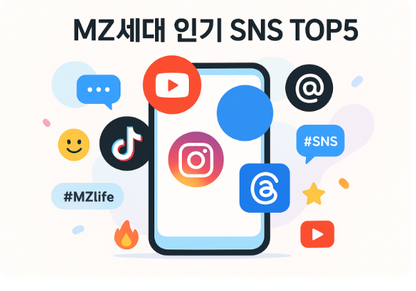인스타그램 알고리즘변화 MZ세대 인기 SNS TOP5 관련이미지