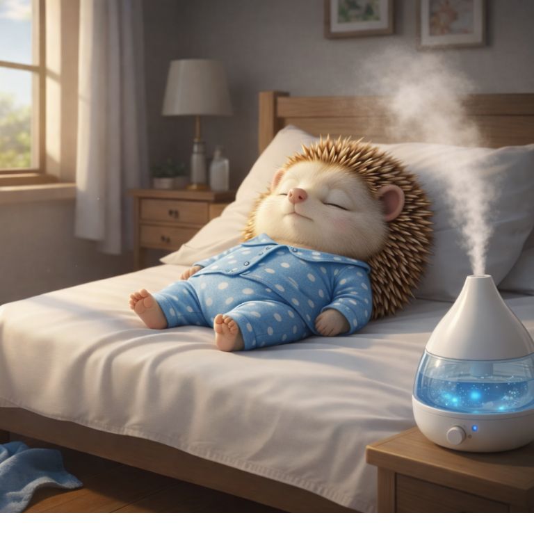 입을 벌리지 않고 숙면을 취하고 있는 도치씨의 딸