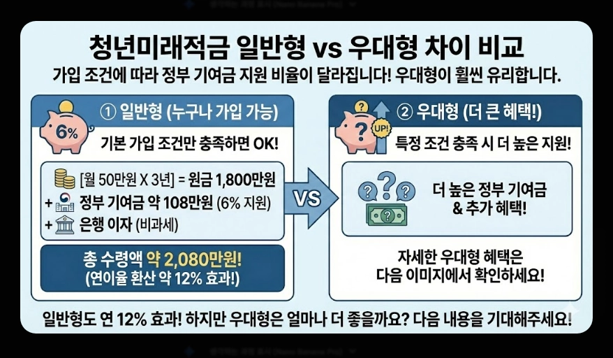청년미래적금(가입대상 조건, 필요서류, 일반형 우대형 차이)(+ 신청방법 가이드)