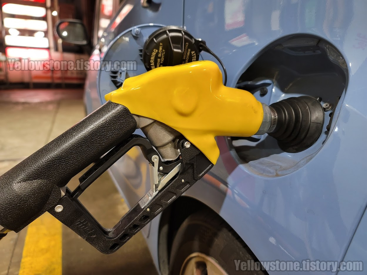 초보자 SK주유소 SK에너지 셀프 주유 방법