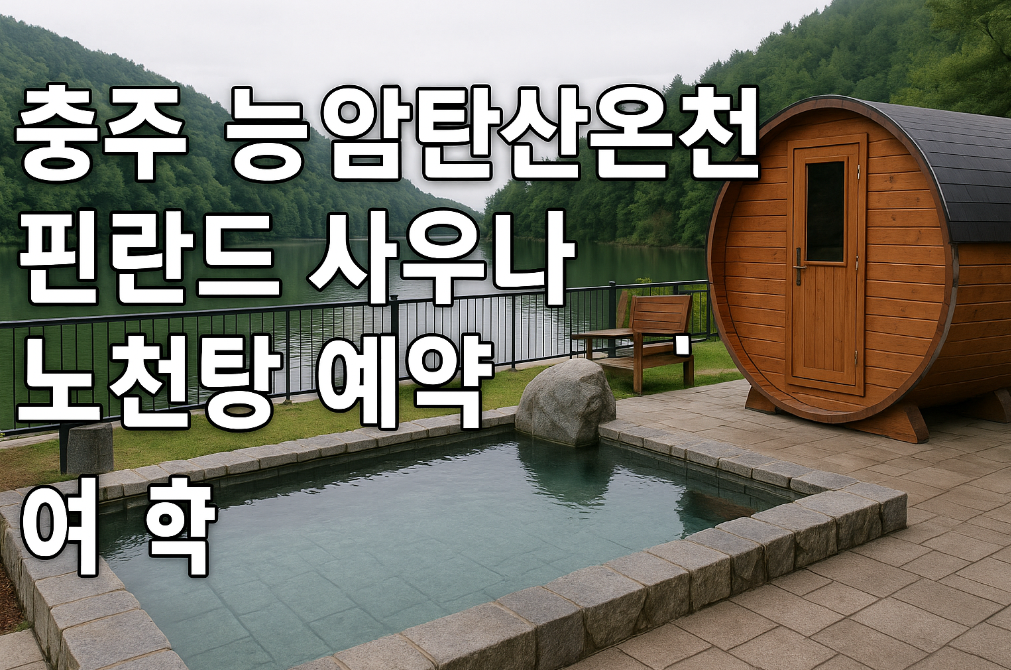 충주 능암탄산온천 핀란드 사우나 예약 이것만 알면 끝