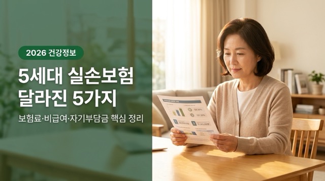 5세대 실손보험 달라진 점 핵심 정리