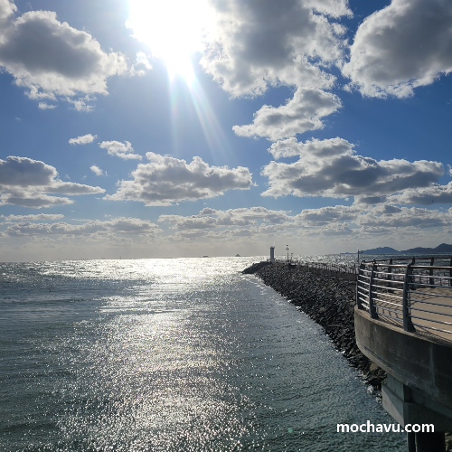 노을빛 광장 - 방파제