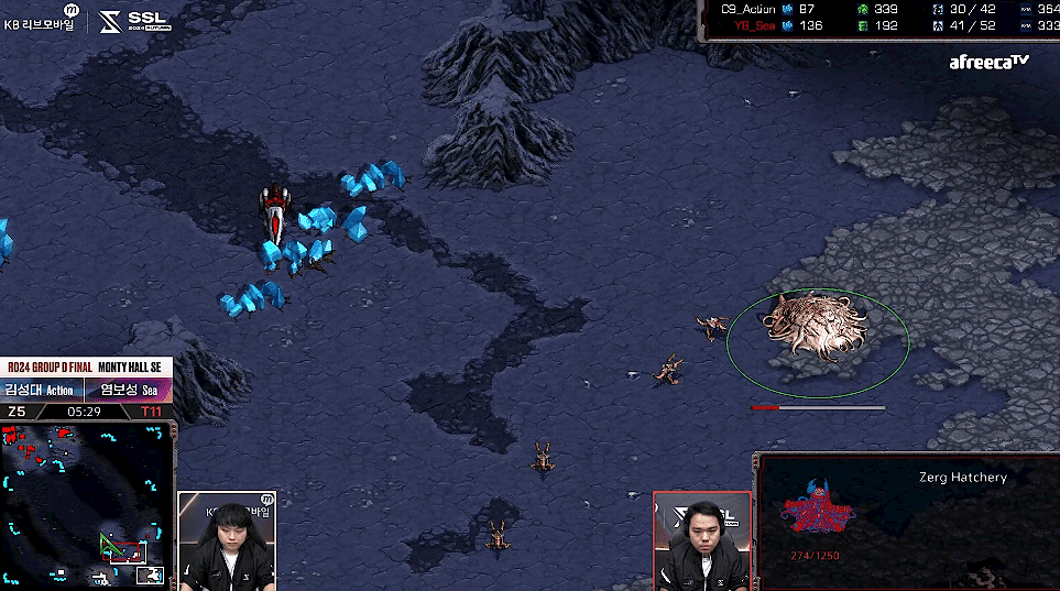 SSL 스타리그 D조 최종전 트리플멀티