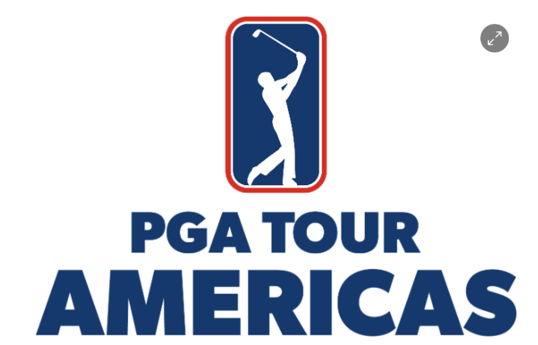 (좌)PGA 오브 아메리카 로고&amp;#44; (우)테일러메이드 Qi10 드라이버 사용하는 로리 매킬로이