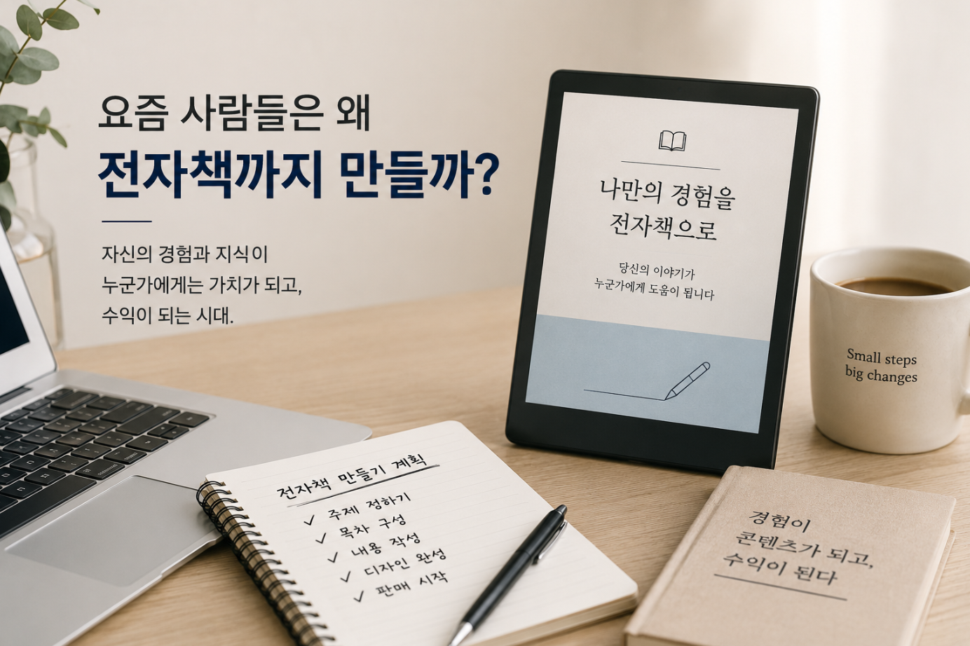 요즘 사람들은 왜 전자책까지 만들까
