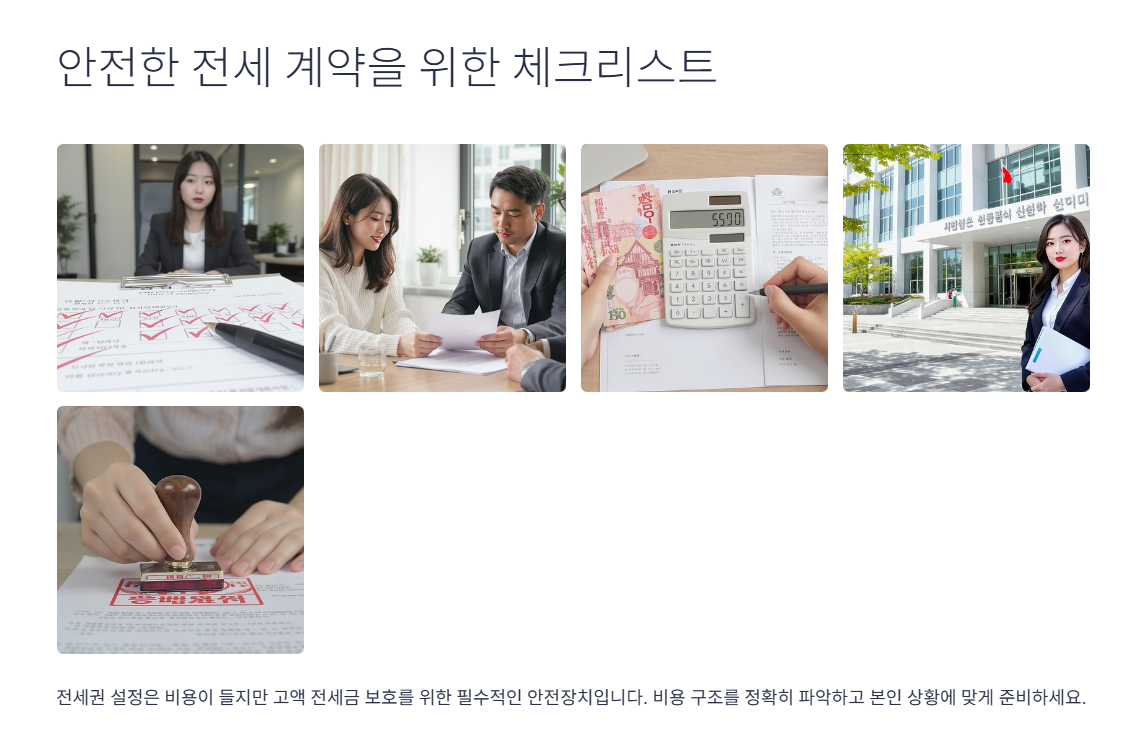 전세권 설정비용 핵심 정보 12