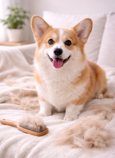 강아지 털 빠짐 관련 사진