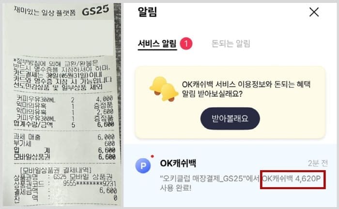 GS25사용내역