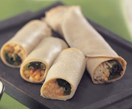 한국의 떡 종류 순채떡-메밀총편