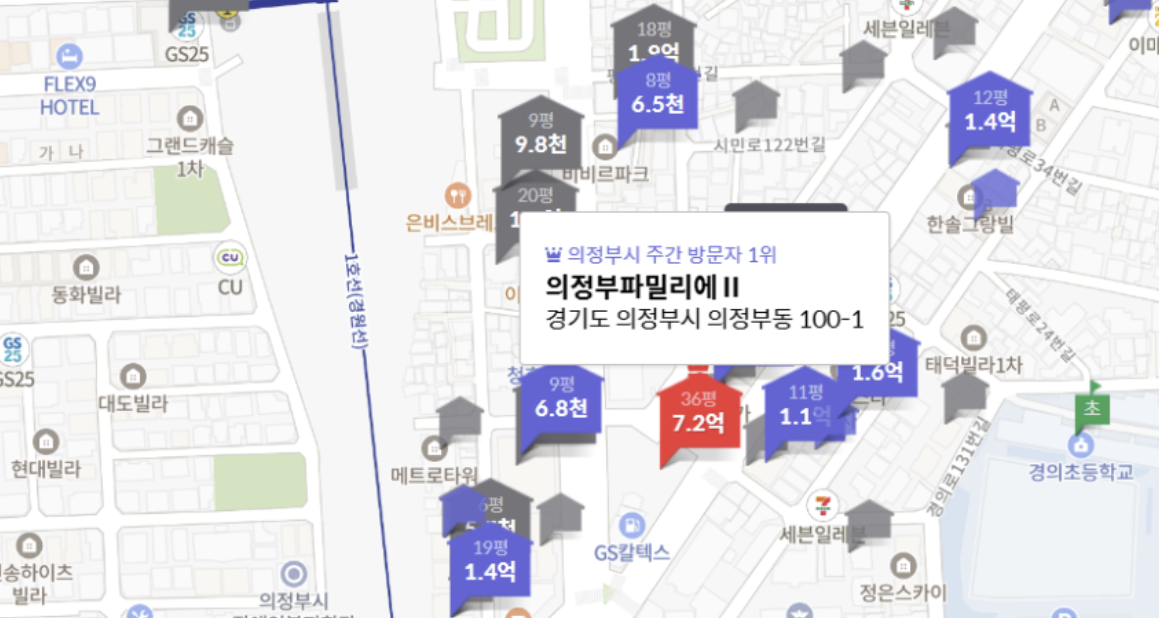 의정부역 파밀리에1 임의공급 청약 신청하기