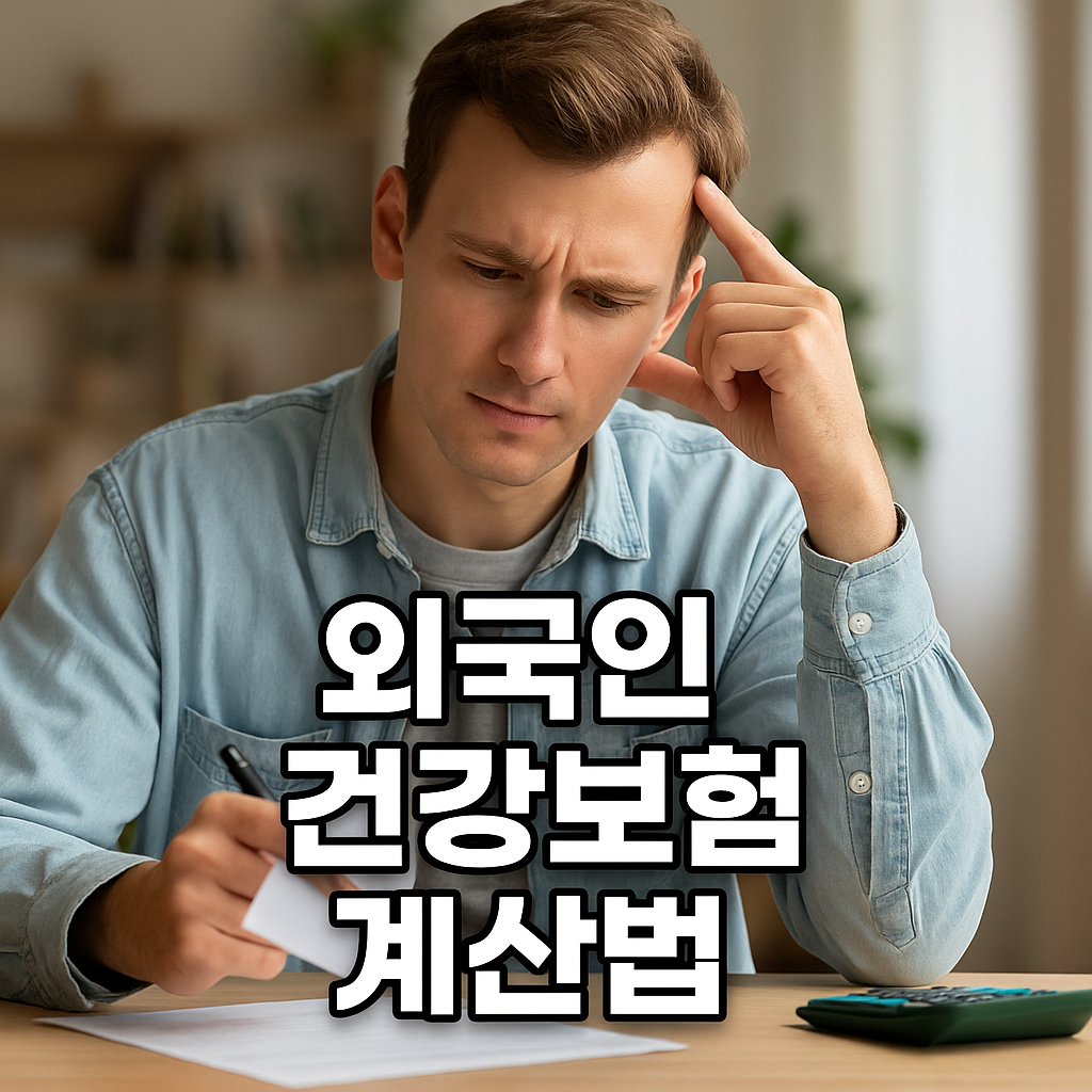 외국인 건강보험 계산법