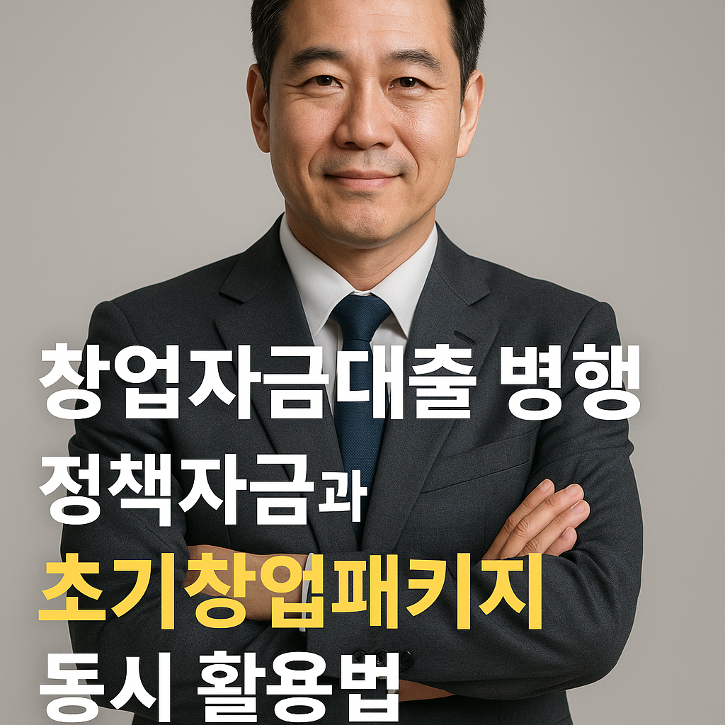 창업자금대출 병행 전략|정책자금과 초기창업패키지 동시 활용법
