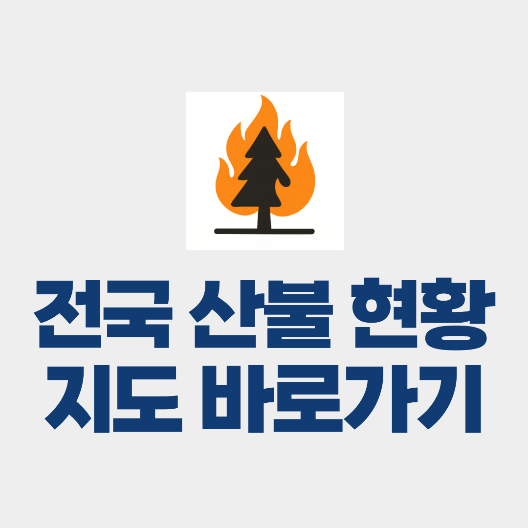 전국 산불 현황 지도