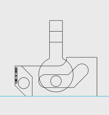 부품 1, 2 위치 조정