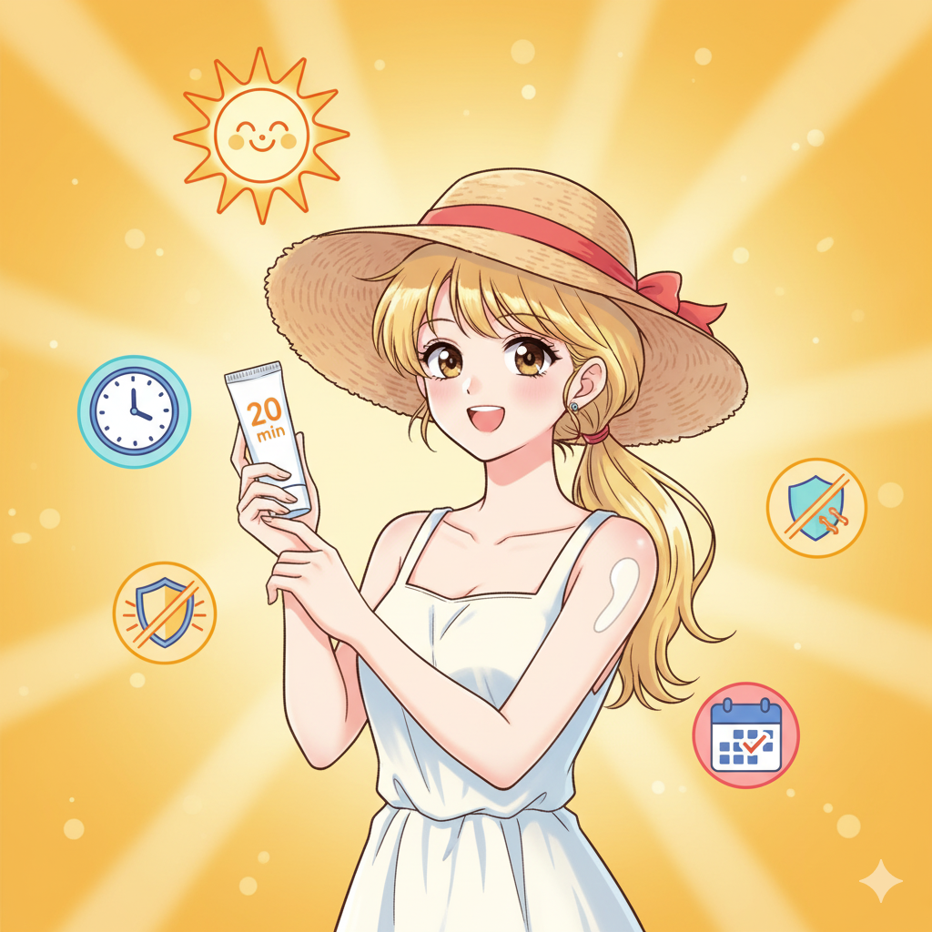 선크림의 올바른 사용법