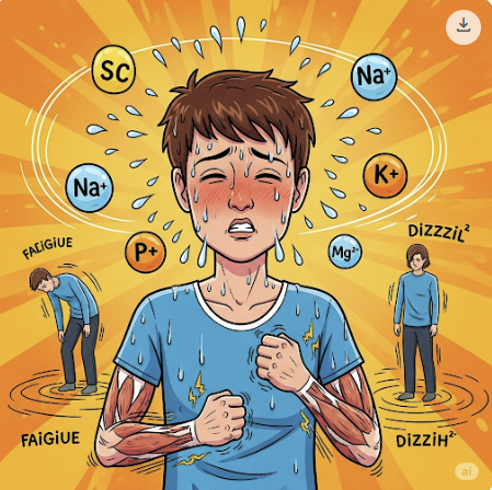 더운 여름철, 체내 전해질이 부족할 때 나타나는 신호 관련 사진