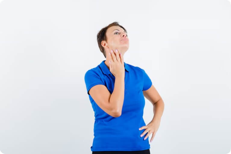 갑상선 기능 항진증에 걸린 여성