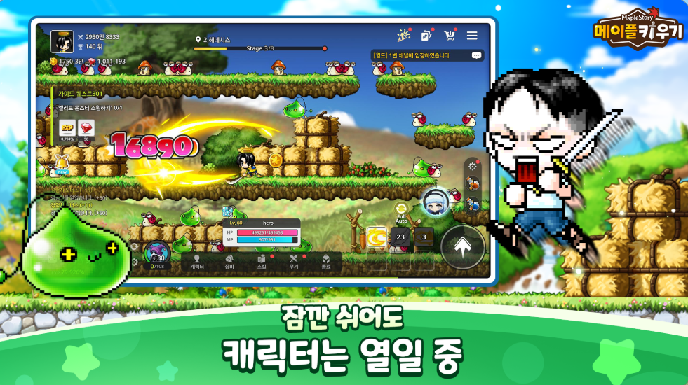 메이플키우기