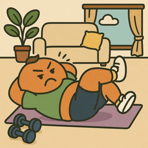 뱃살 빼는 최고의 운동법 집에서 하는 루틴17