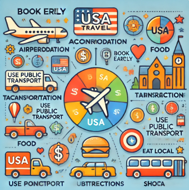 미국 여행 경비 계산법