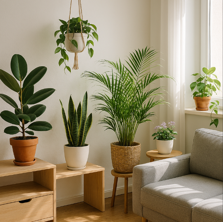 실내 식물 위치 배치