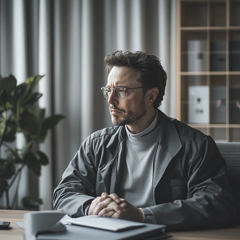 테슬라 주식 하락 추세를 분석한 이미지로, 금융 지구의 프로페셔널한 분위기와 은은한 자연광이 주는 투자자 감정을 나타냅니다. 최근 주식 시장 변동성과 관련된 동적 차트가 포함되어 있습니다.