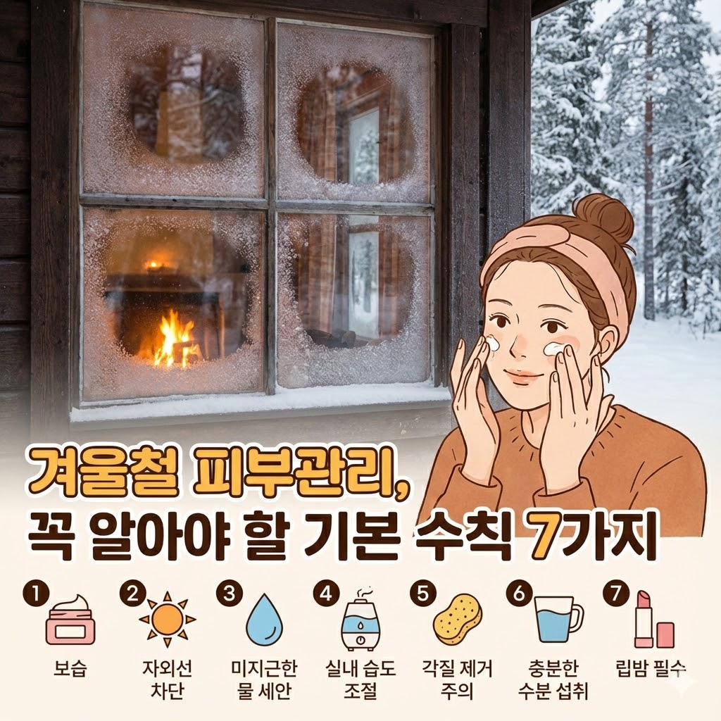겨울철 피부관리, 꼭 알아야 할 기본 수칙 7가지